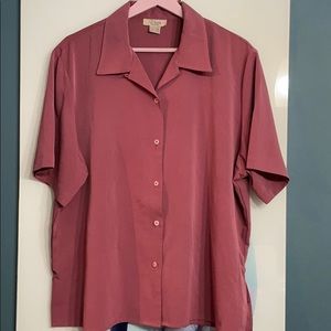 Women's Short Sleeve Button Down